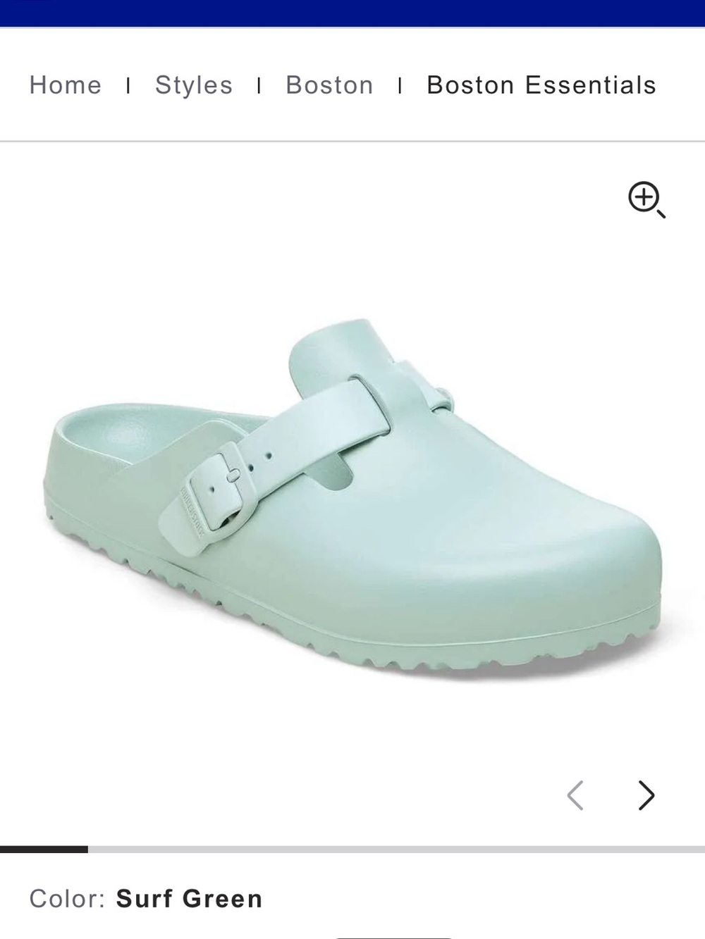 Birkenstock Boston EVA Clog in Surf Green